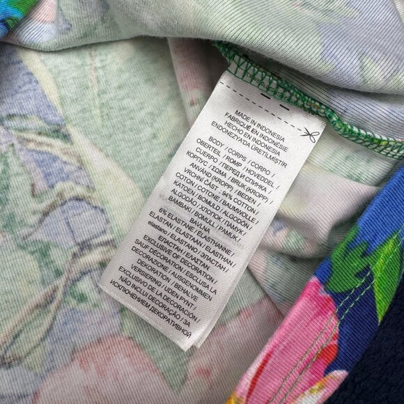 Lauren Ralph Lauren Black Label Womens Tropical Floral SS T-Shirt, Size XS NWT - Picture 4 of 7